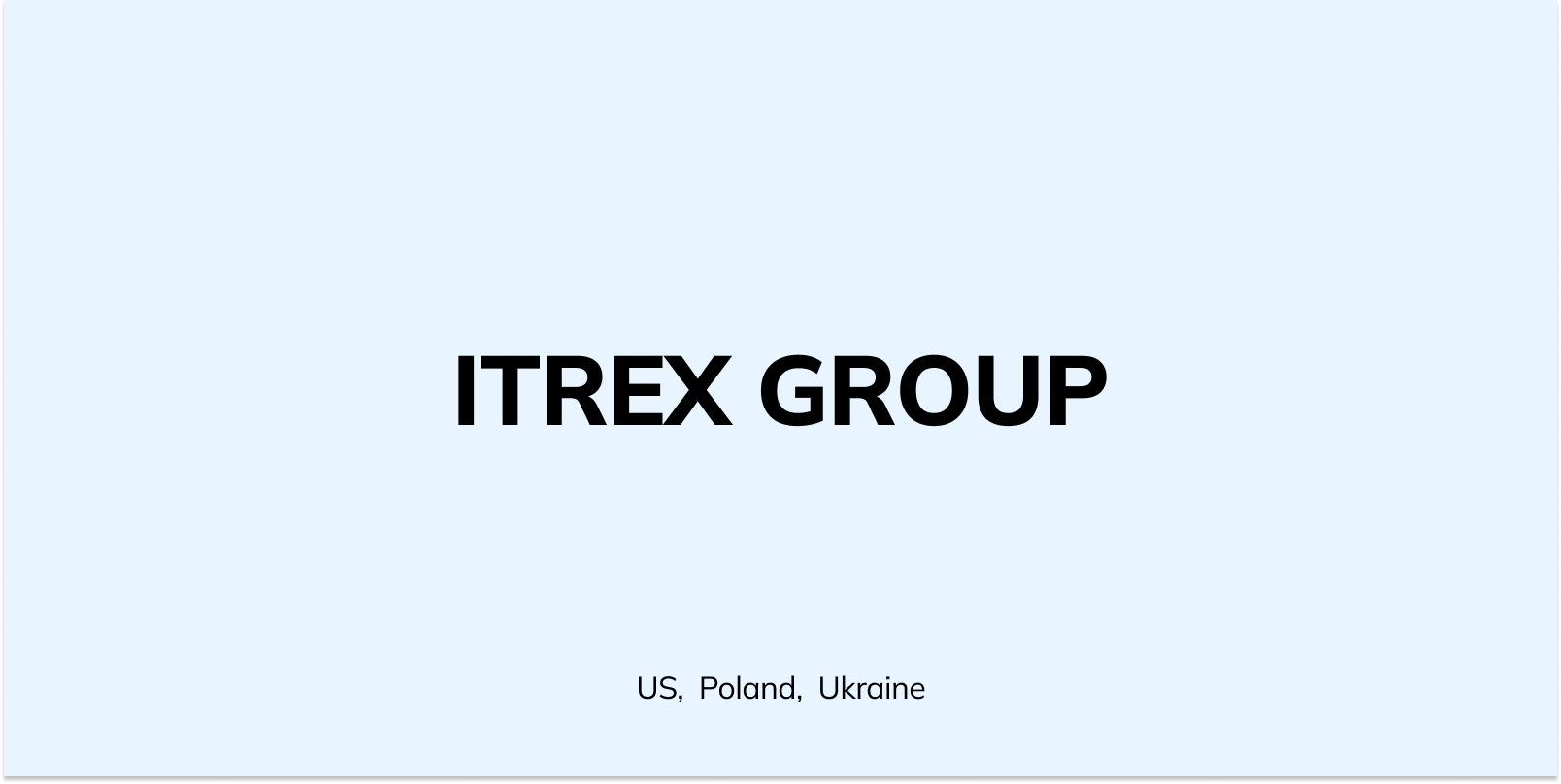 Top IoT development company Itrex 
