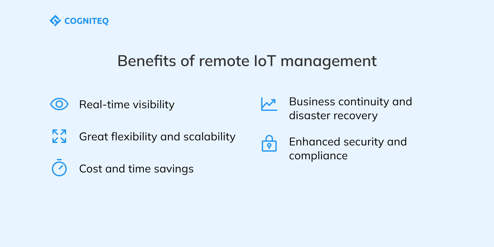 Why is remote IoT management beneficial for businesses?