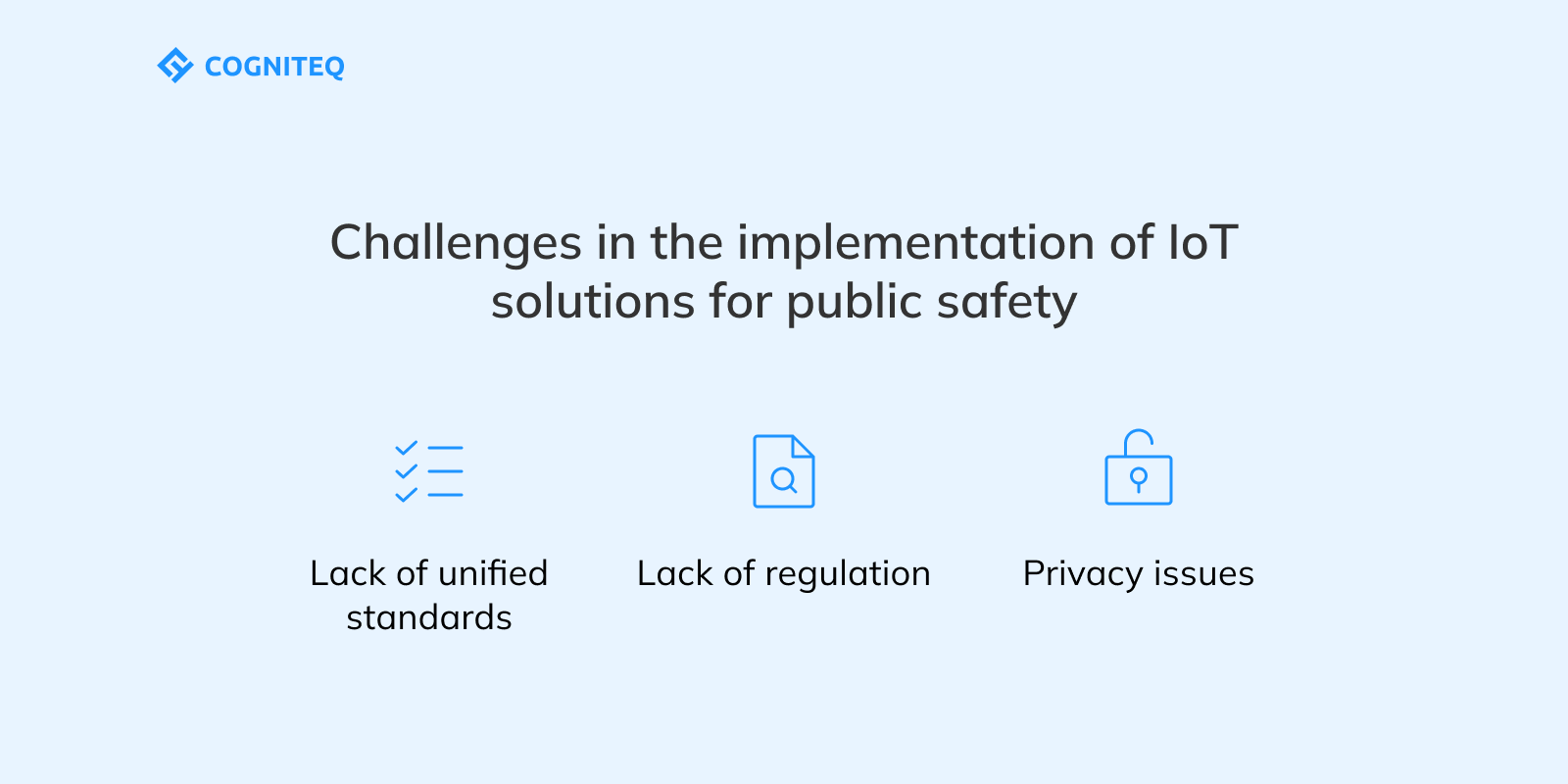 challenges in IoT in Public Safety
