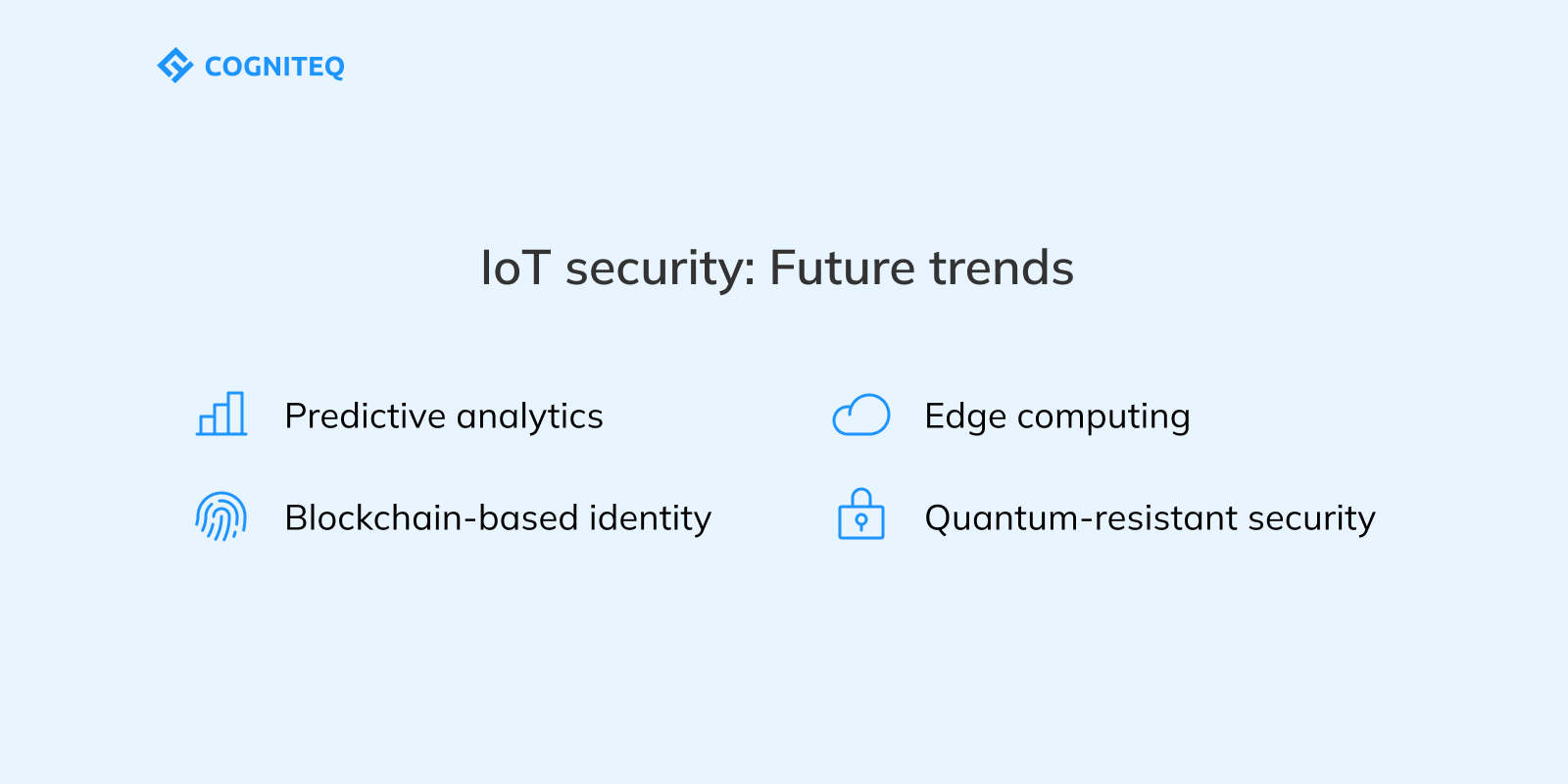 IoT security: Future trends